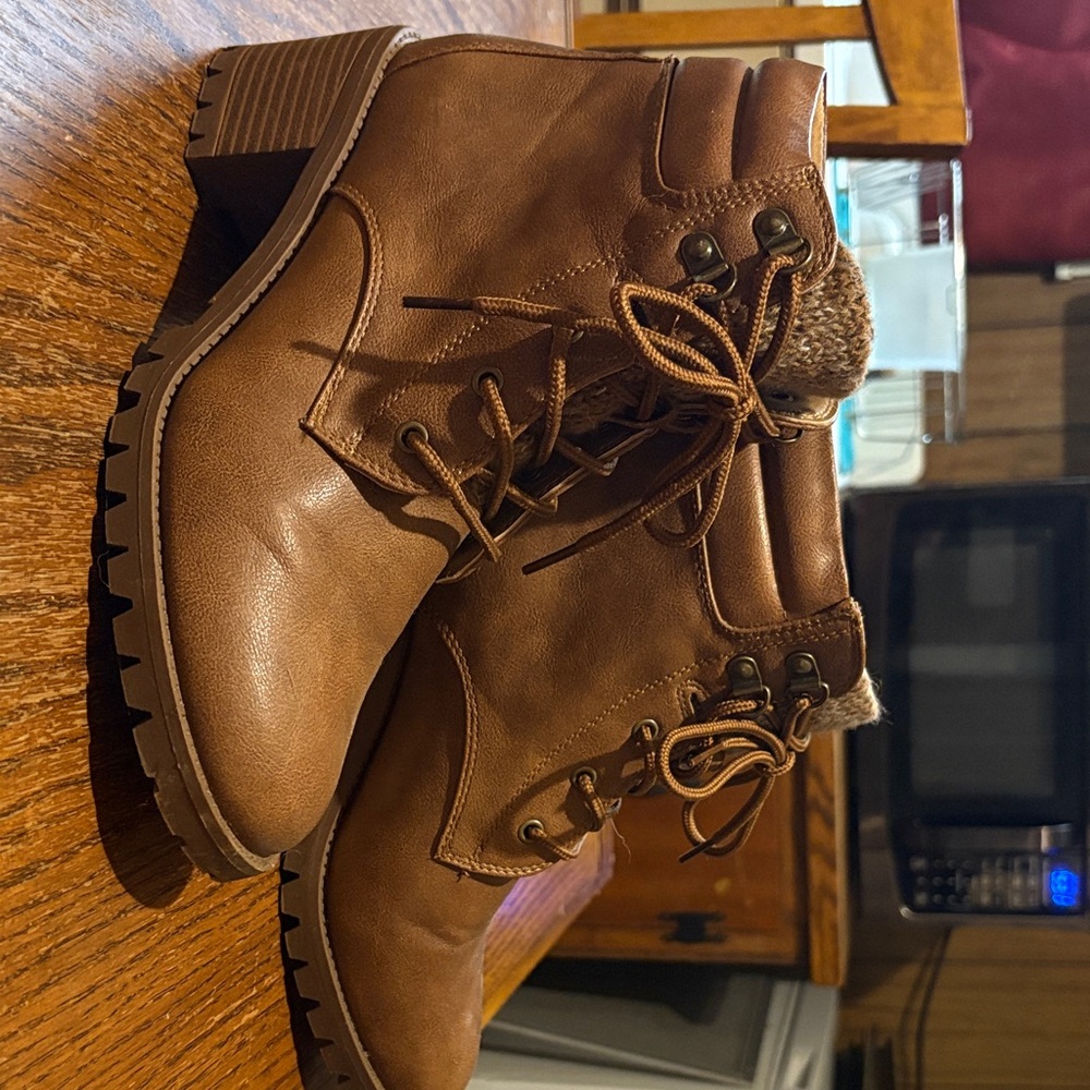 Maurices Brown Ankle Boots